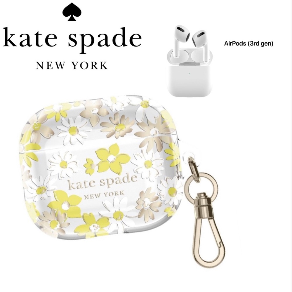 Kate Spade Daisy AirPods Case - Yellow and White